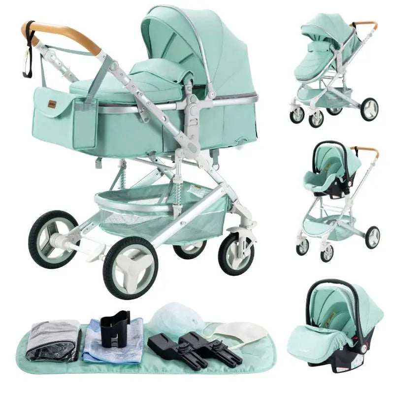 Voici la poussette Trio Tout Terrain Sweet Baby : pratique, confortable et ultras complète