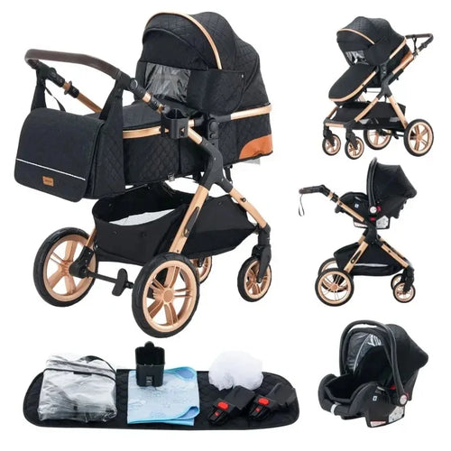 Voici la poussette Trio Tout Terrain Sweet Baby : pratique, confortable et ultras complète