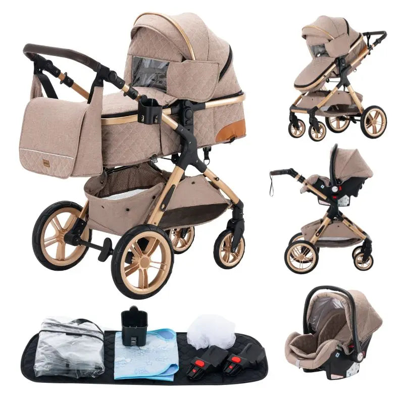 Voici la poussette Trio Tout Terrain Sweet Baby : pratique, confortable et ultras complète