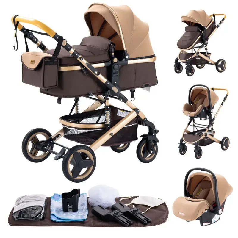 Voici la poussette Trio Tout Terrain Sweet Baby : pratique, confortable et ultras complète