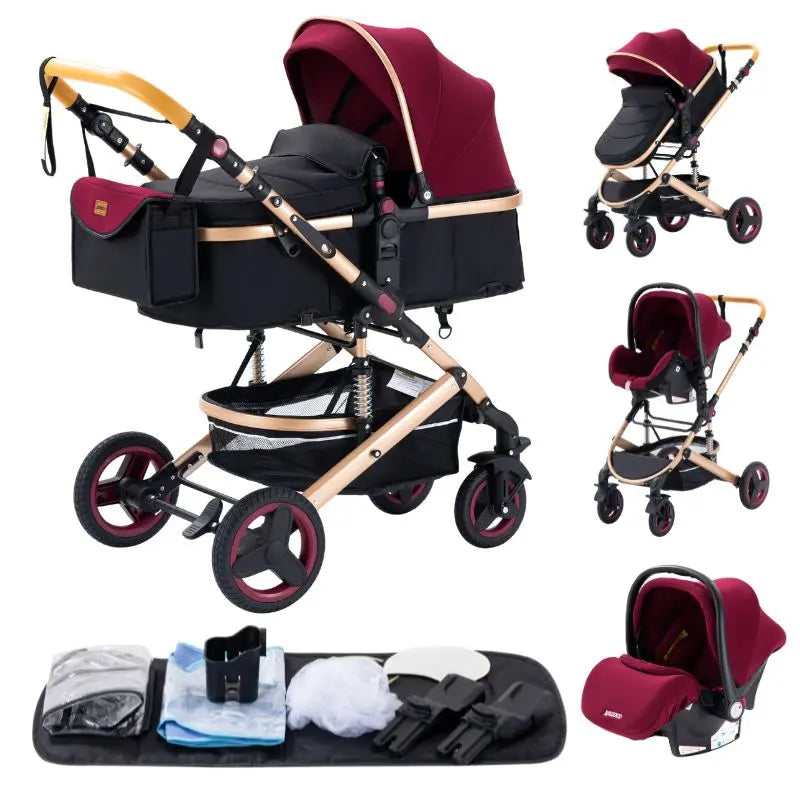 Voici la poussette Trio Tout Terrain Sweet Baby : pratique, confortable et ultras complète