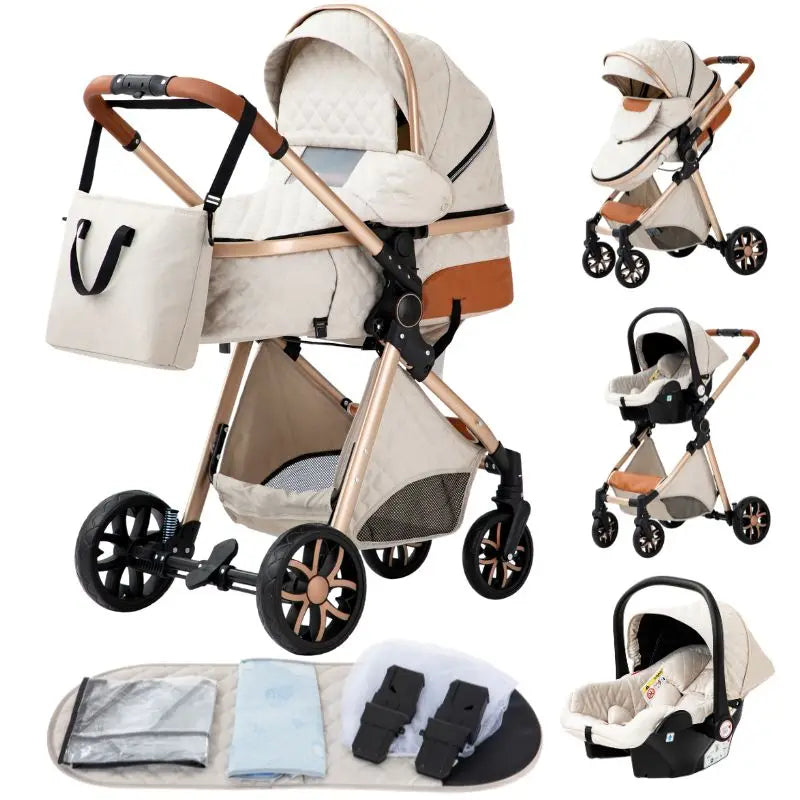 Voici la poussette Trio Tout Terrain Sweet Baby : pratique, confortable et ultras complète