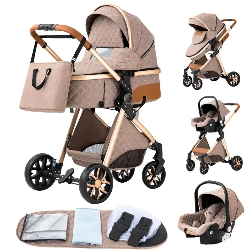 Voici la poussette Trio Tout Terrain Sweet Baby : pratique, confortable et ultras complète