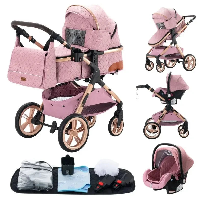 Voici la poussette Trio Tout Terrain Sweet Baby : pratique, confortable et ultras complète