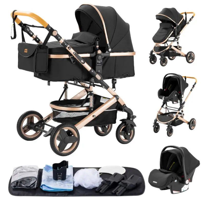Voici la poussette Trio Tout Terrain Sweet Baby : pratique, confortable et ultras complète