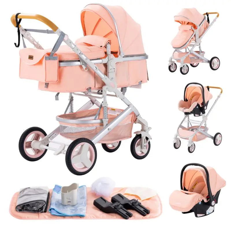 Voici la poussette Trio Tout Terrain Sweet Baby : pratique, confortable et ultras complète